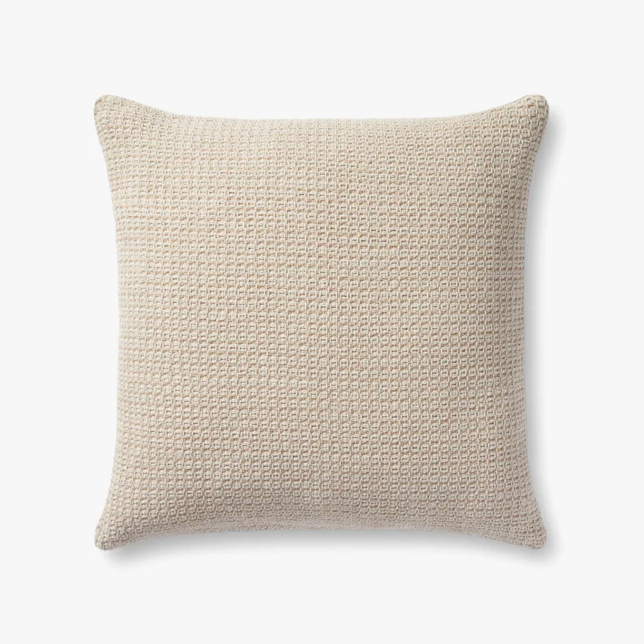 PMH0042 Beige / Ivory 22'' x 22'' Cover w/Poly