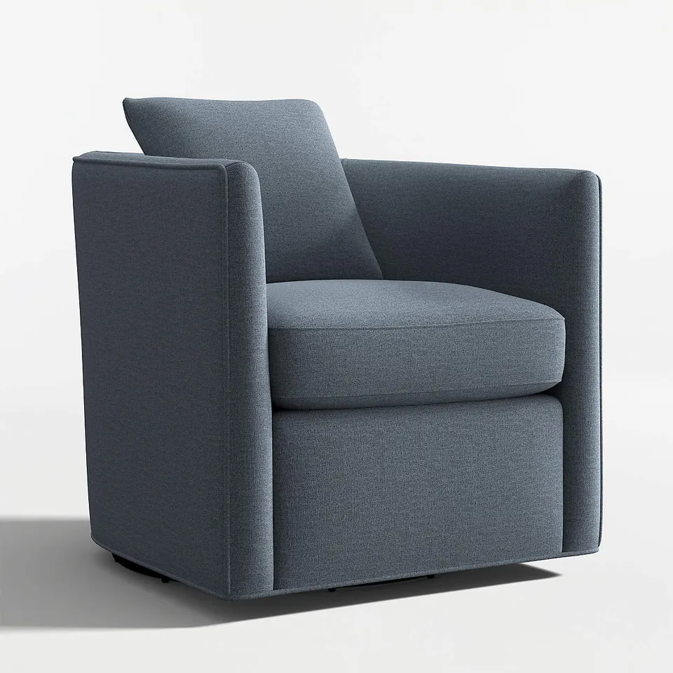 Drew Small Swivel Accent Chair *color on swatch
