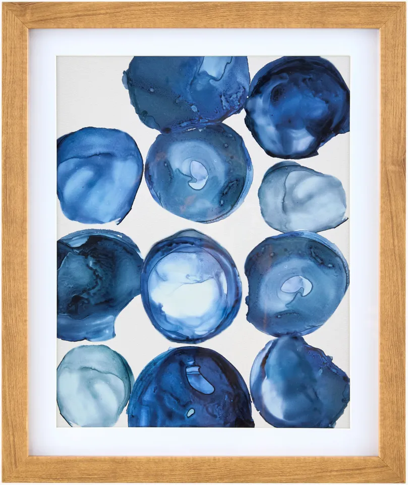 Molecule MOLE-003 18"H x 15"W x 1"D Framed Art
