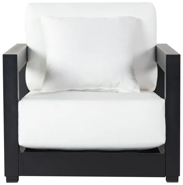Montford Armchair - Black/White