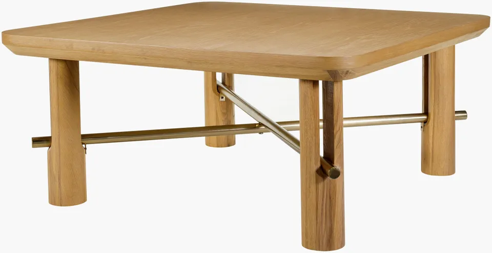 Valdo  16"H x 36"W x 36"D Coffee Table