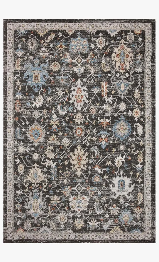 ODT-04 Charcoal / Multi 7'-10" x 7'-10" Round