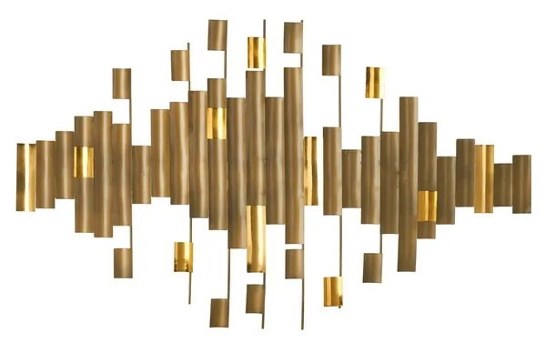 Rena 32" Iron Wall Decor - Antique Brass