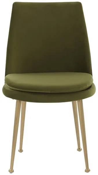 Rynaldo Upholstered Dining Chair, Olive