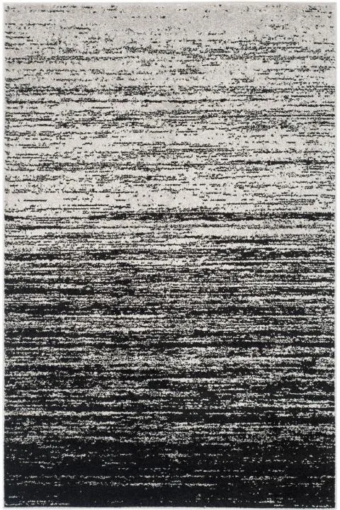 Arlo Home Woven Area Rug, ADR113A, Silver/Black,  11' X 15'