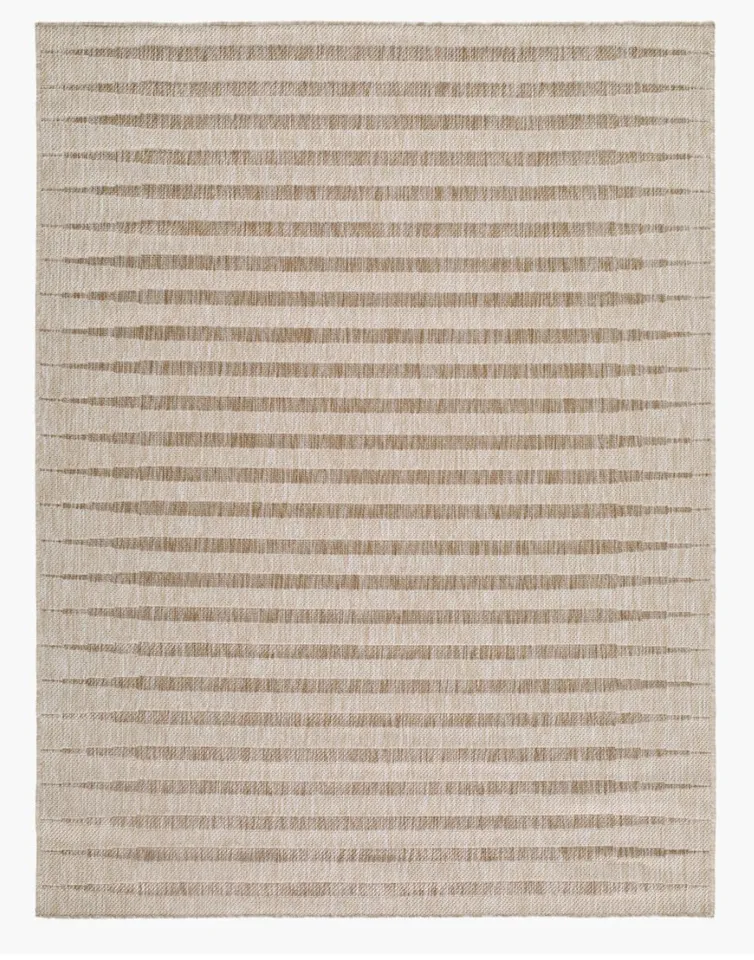 Agave White Outdoor 7'10" x 10' Machine Woven Rug