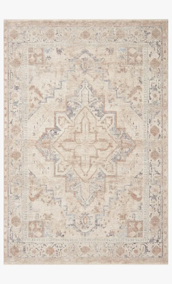CARLISLE CAR-02 BEIGE / SLATE 7'-10" x 10'