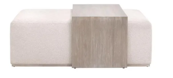 Dovetail Upholstered Coffee Table