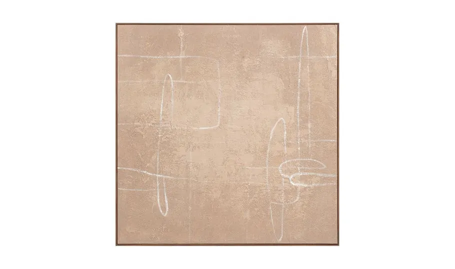 Notion Framed Painting Brown