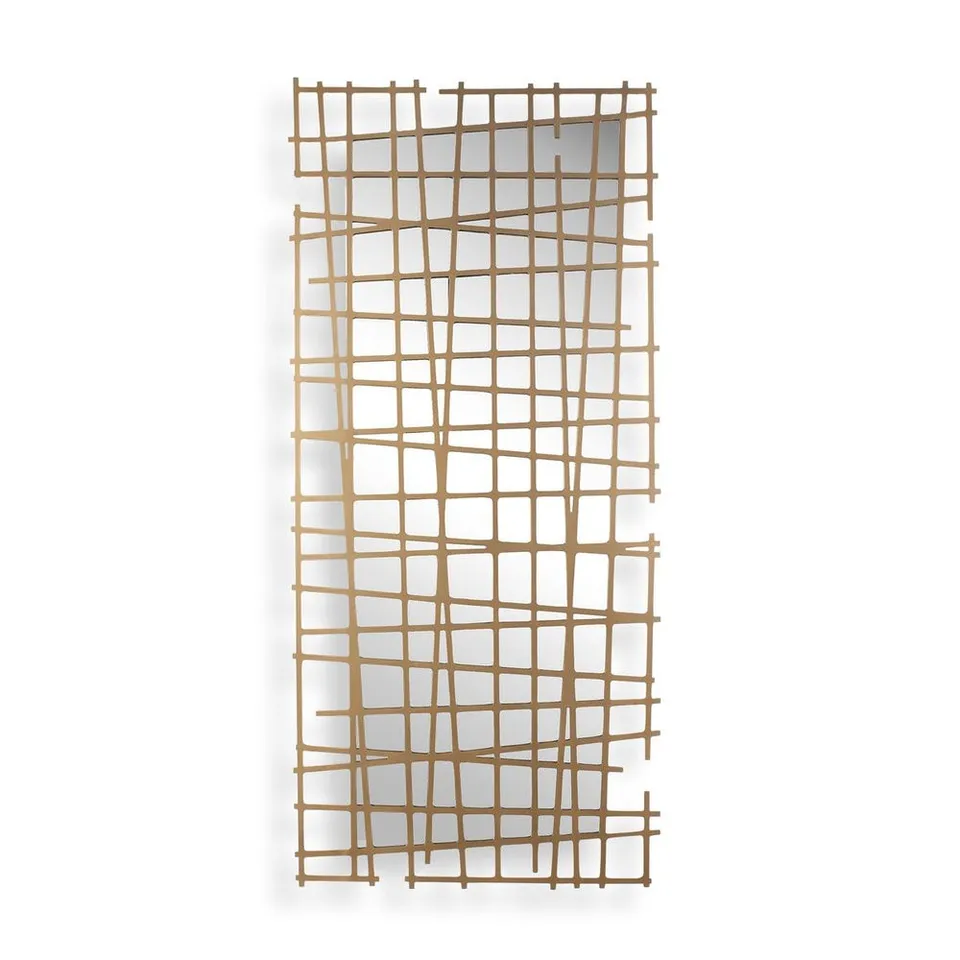 Golden Intersection Metal Wall Decor