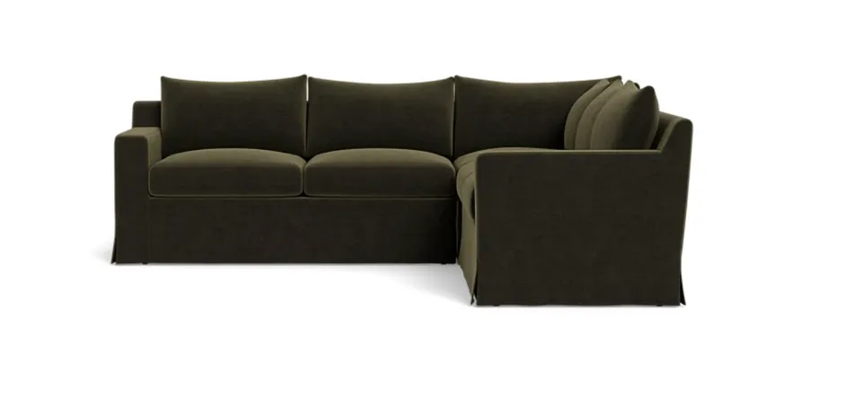 Sloan Slipcovered Corner 4-Seat Sectional Sofa