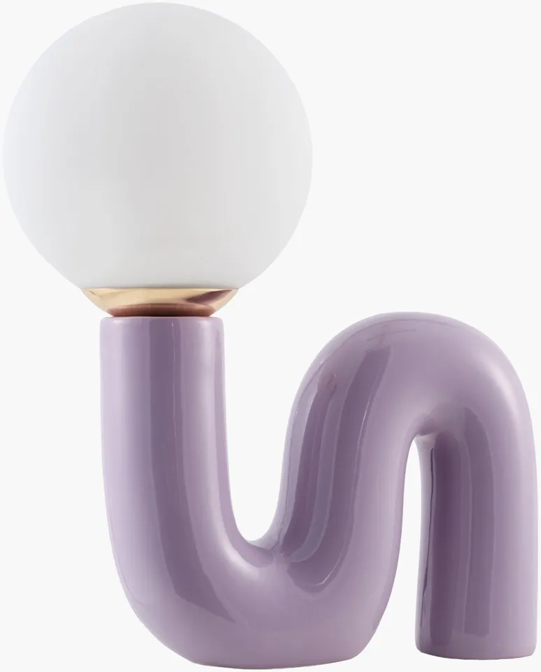 Oyri  Glazed 15"H x 10"W x 7"D Accent Table Lamp