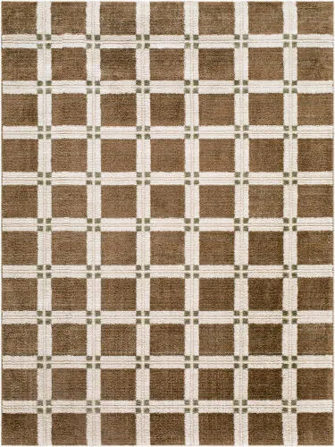 La Luna Brown Indoor 7'10" x 10'2" Machine Woven Rug