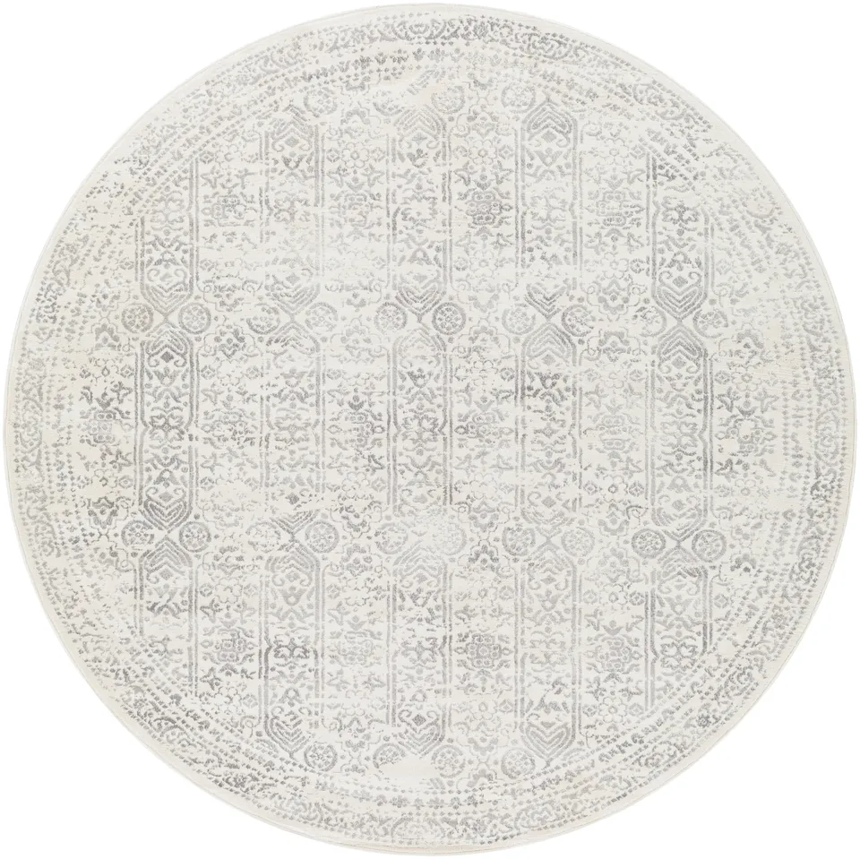 Roma Beige Indoor 6'7" x 6'7" Machine Woven Rug