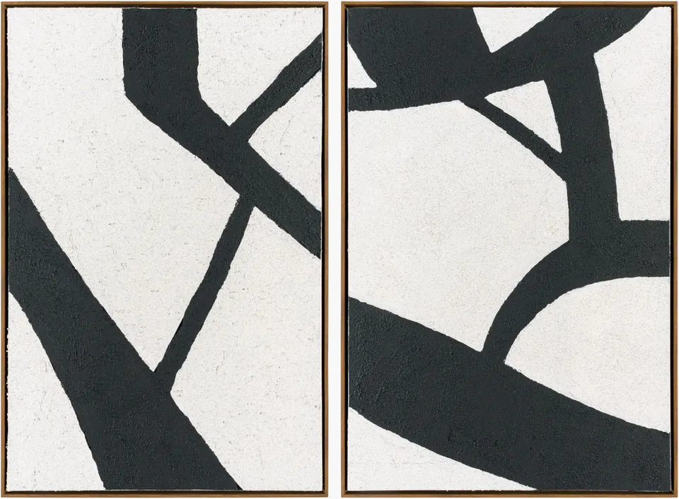 Aasmaa AAM-004 48"H x 36"W x 2"D, 48"H x 36"W x 2"D Framed Art