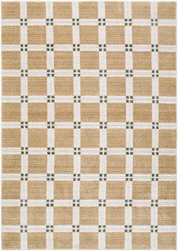 La Luna Yellow Indoor 7'10" x 10'2" Machine Woven Rug