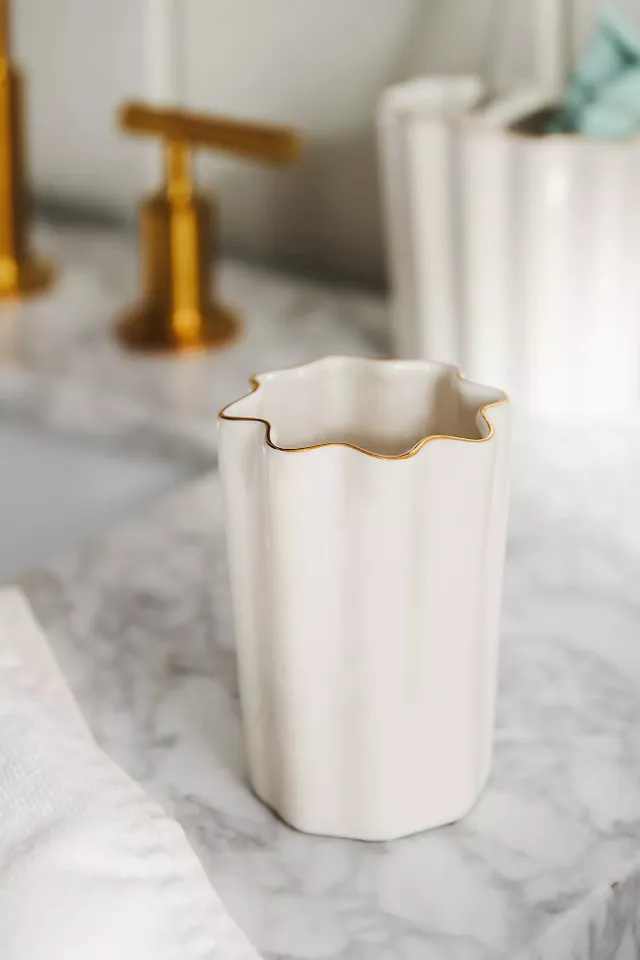 Le Marais Scalloped Bath Tumbler