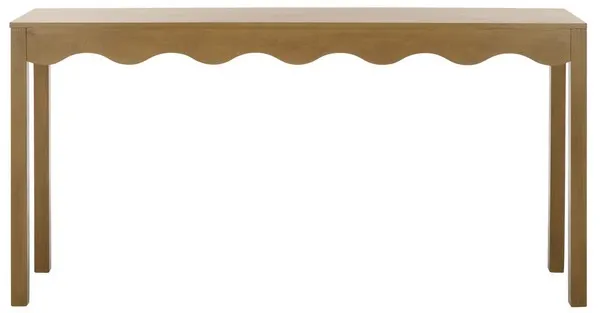Lilith Wavy Console - Desert Brown
