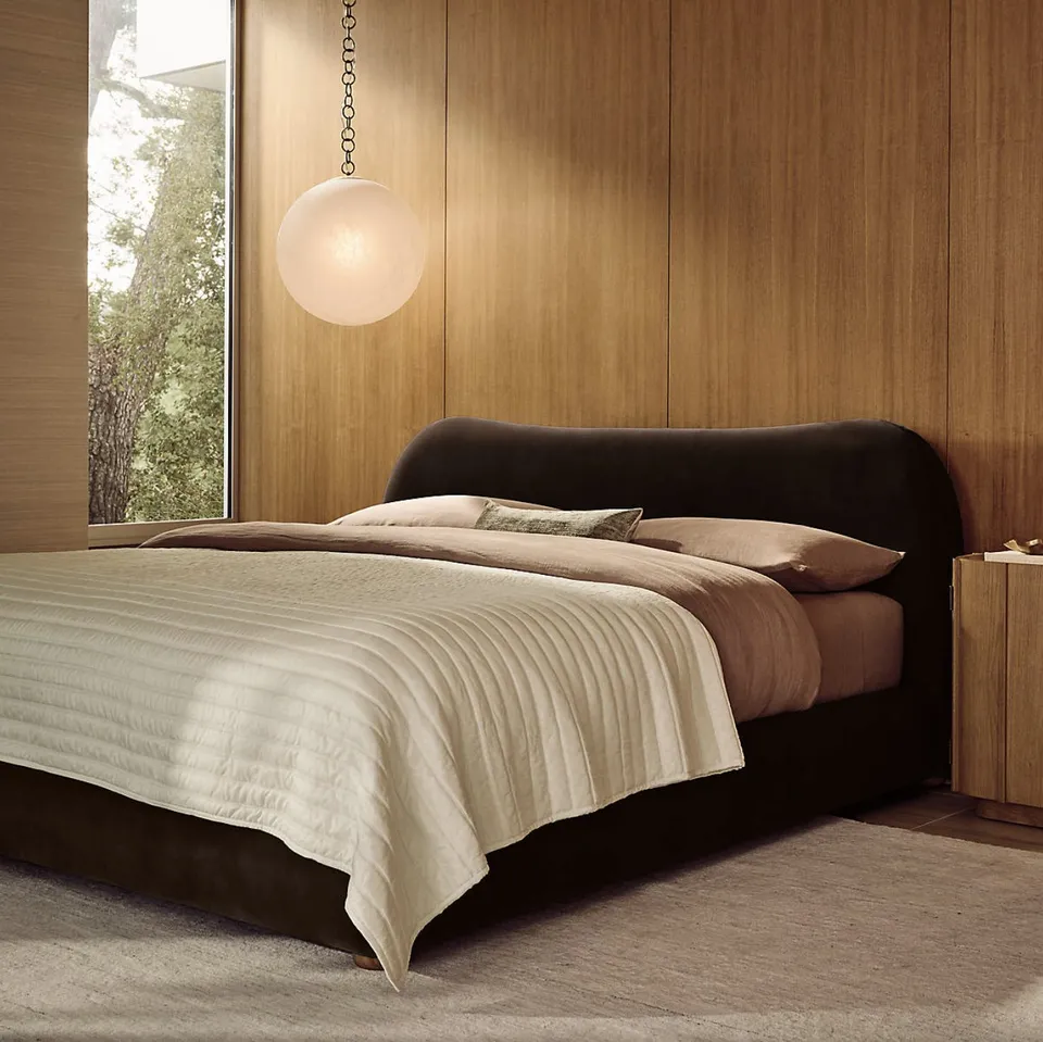 Diana King Bed Luca Espresso