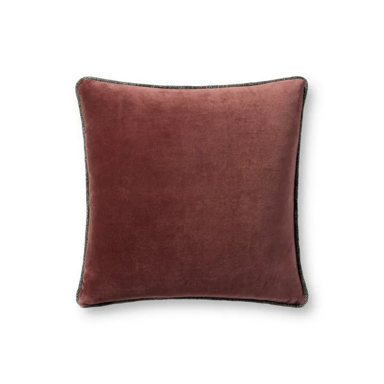 Chris Loves Julia x Loloi Liza Wine 18'' x 18'' Cover w/Poly