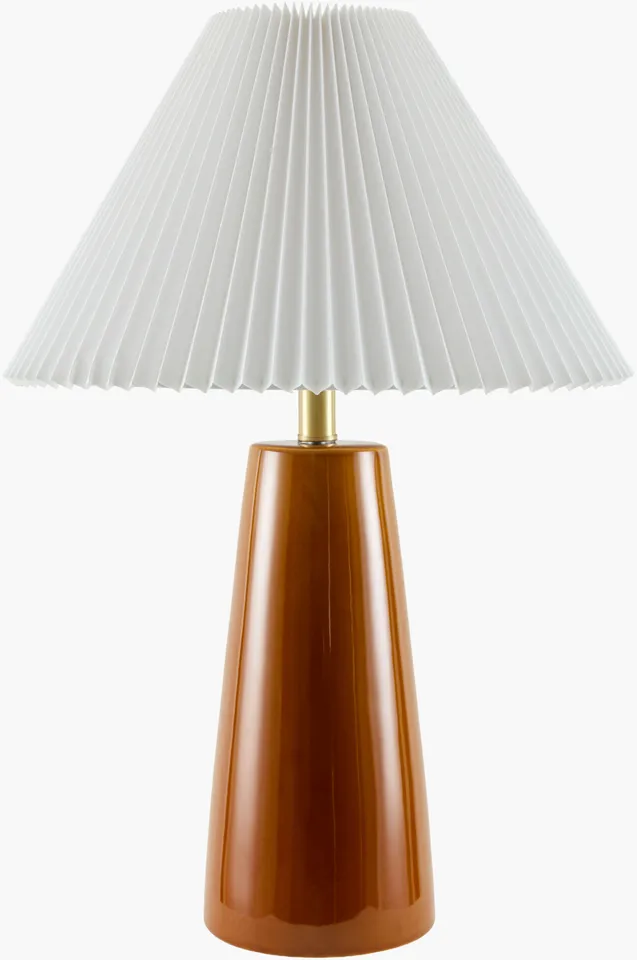 Vikundu  Hand Painted 25"H x 17"W x 17"D Accent Table Lamp