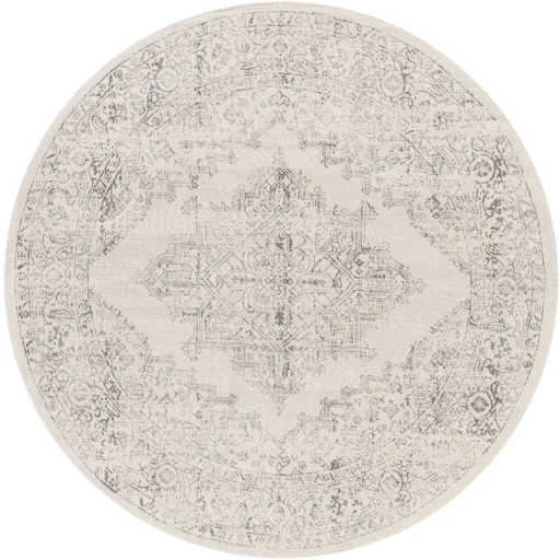 Roma Beige Indoor 7'10" x 7'10" Machine Woven Rug