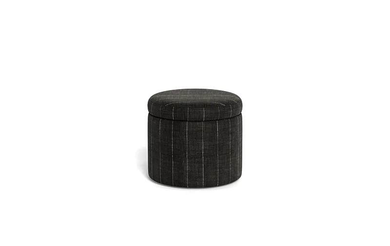 Colten Round Storage Stool Ottoman