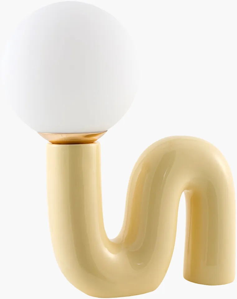 Oyri  Glazed 15"H x 10"W x 7"D Accent Table Lamp