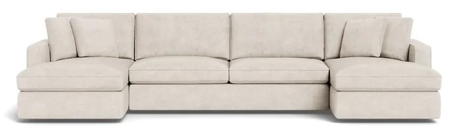 James 3-Piece 4-Seat U Chaise Sectional