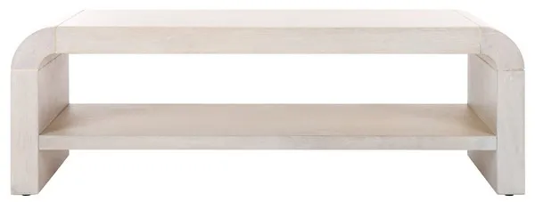 Avivan 1 Shelf Coffee Table - White Washed