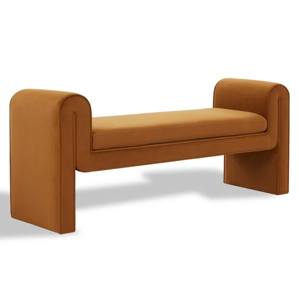 Garth Velvet Bench