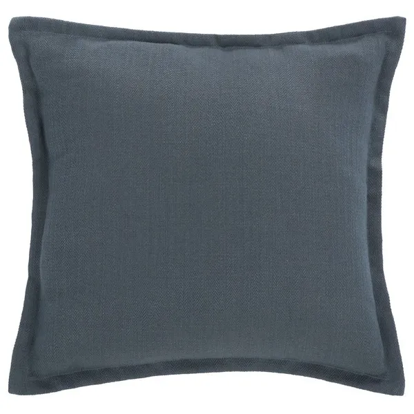 Evie 18 x 18 Polyester/Cotton Pillow - Blue