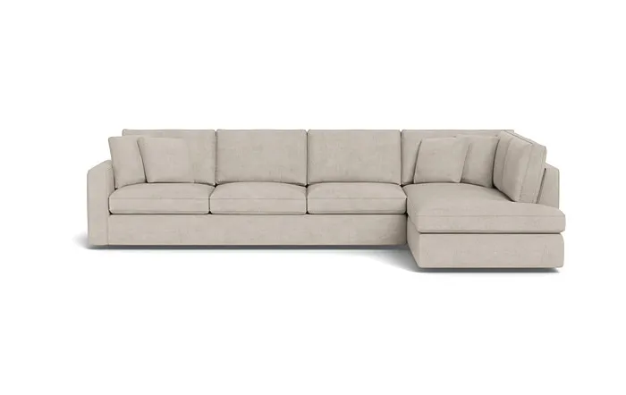 James 4-Seat Right Bumper Sectional