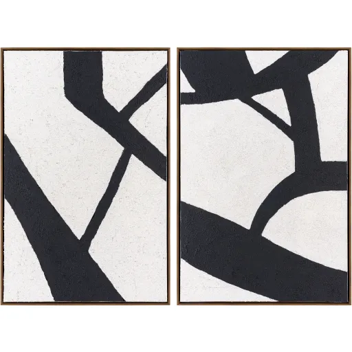 Aasmaa AAM-004 36"H x 25"W x 2"D, 36"H x 25"W x 2"D Framed Art