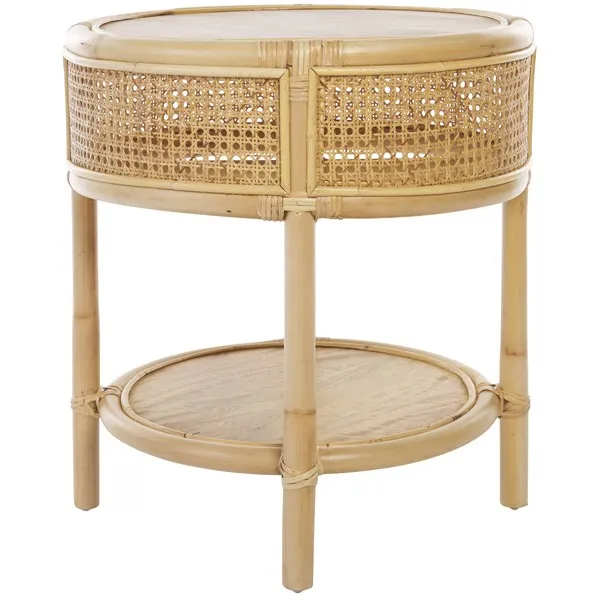 Arvid Round Accent Table - Natural