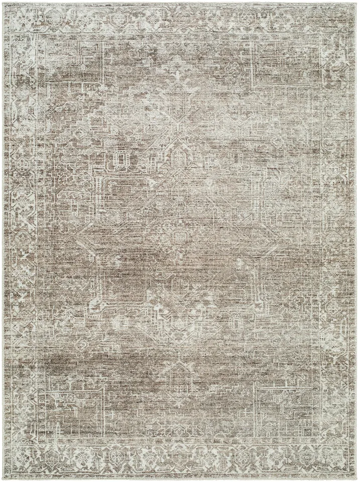 Collins Avenue Green Indoor 7'9" x 10' Machine Woven Rug
