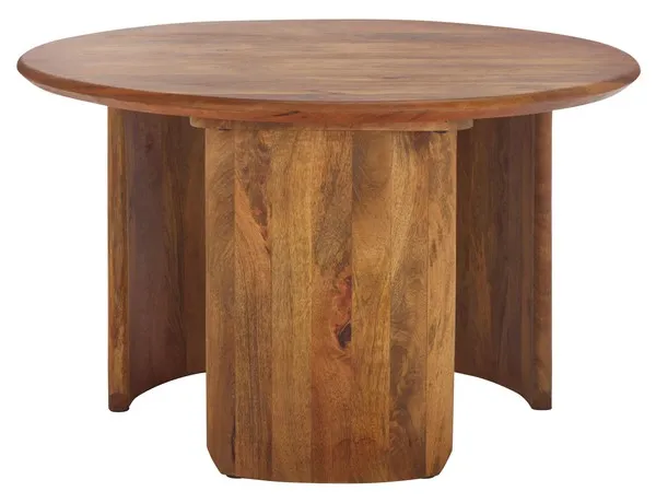 Bari Wood Coffee Table - Dark Brown