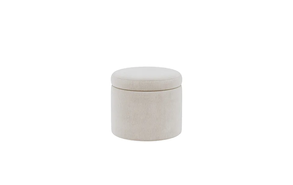 Colten Round Storage Stool Ottoman