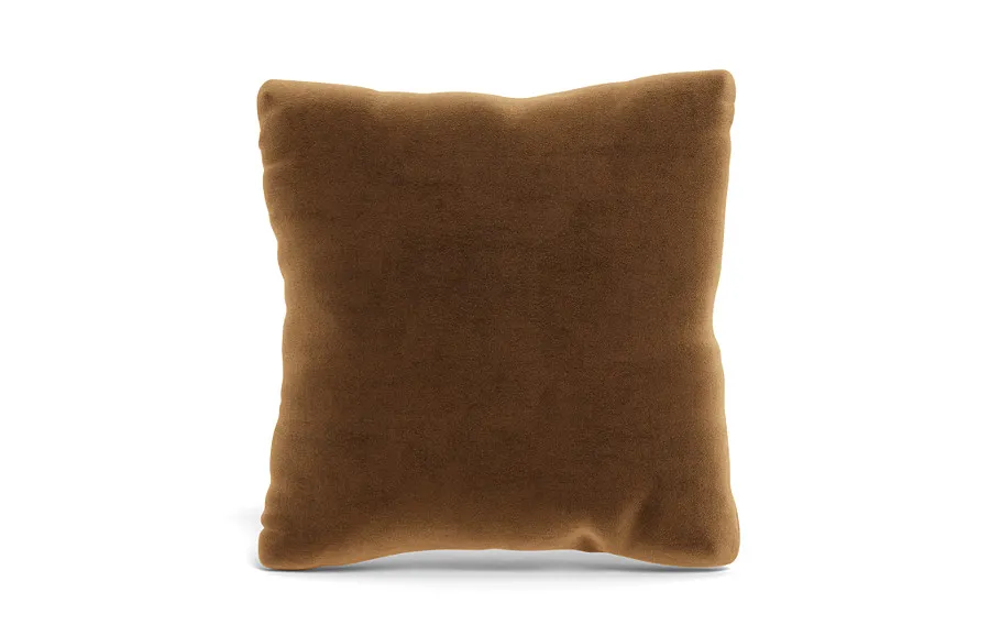 Throw Pillow Cover 18", Fawn Performance Velvet, 18" x 18"