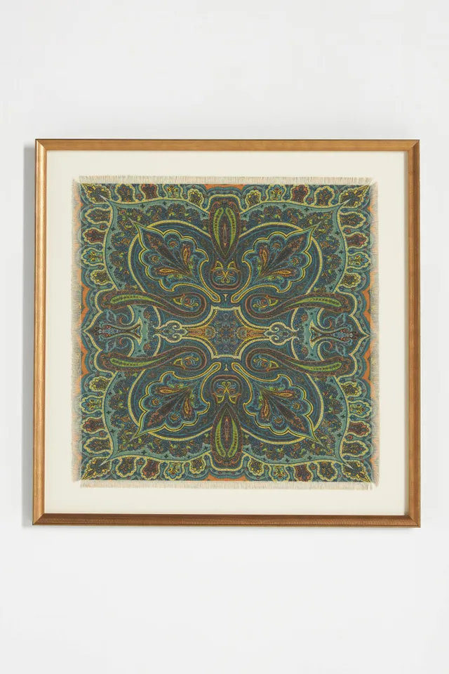 Vintage Scarf Wall Art