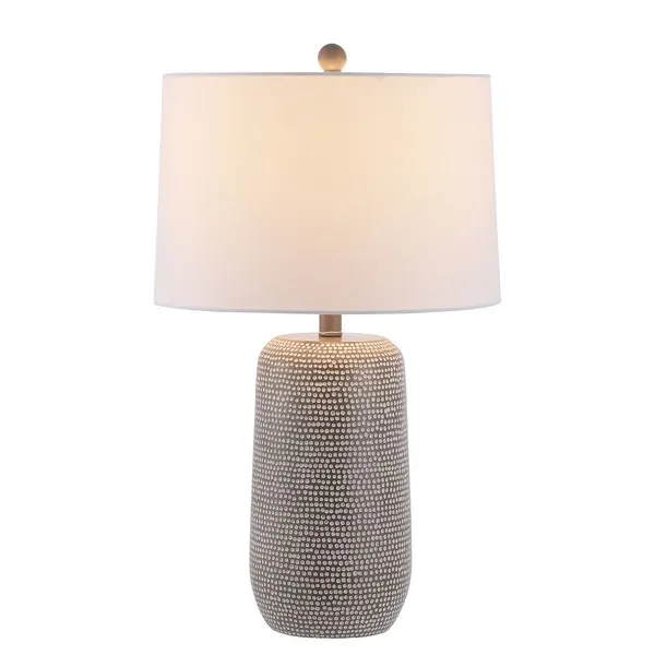 Celvin 26" Table Lamp - Gray/White