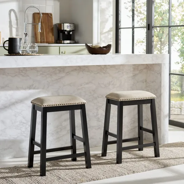 Aero Counter Stool, Set Of 2 - Grey / Black