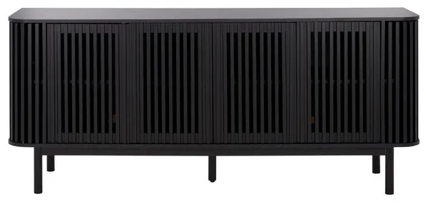 Adiel 4 Door Sideboard/Media Stand - Black