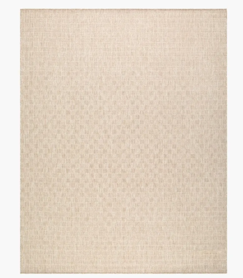 Westport White Outdoor 9'2" x 12' Machine Woven Rug