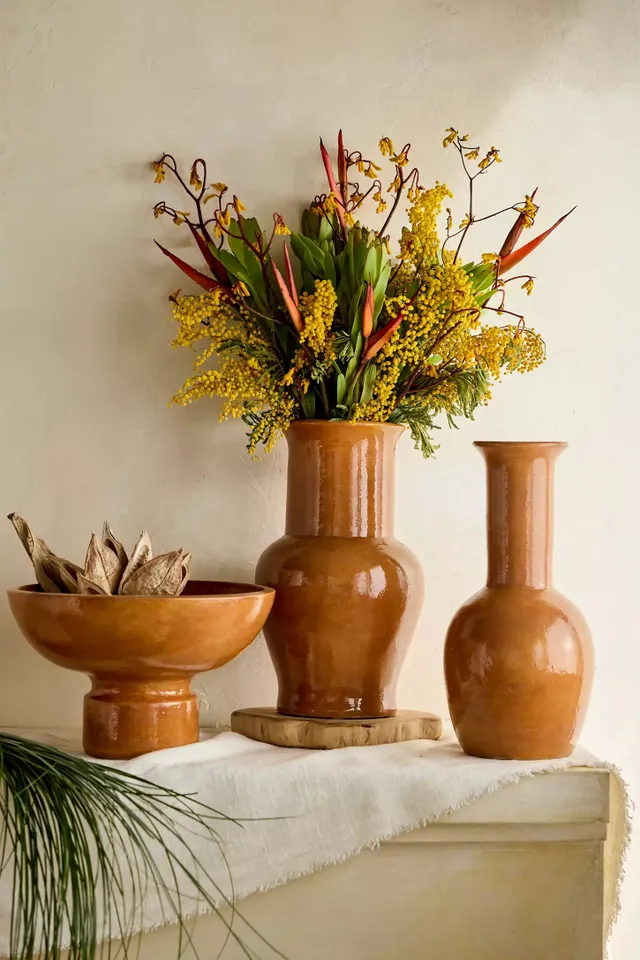 Sculptural Terracotta Vase