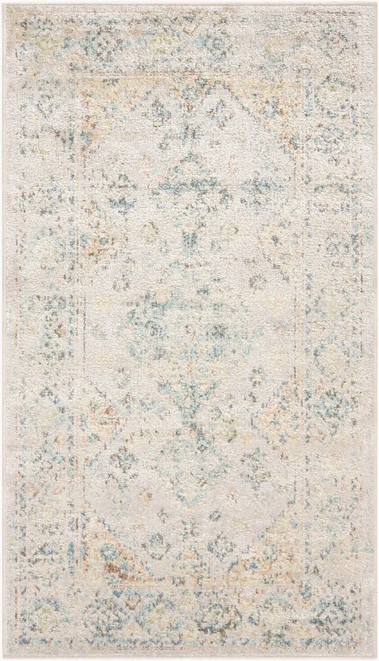 Lillian Beige Indoor 9'2" x 12'4" Machine Woven Rug