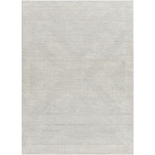 Alder Beige Indoor 6'4" x 9' Machine Woven Rug