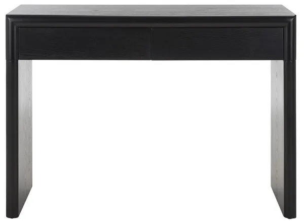 Rune Console Table With Drawers - Black