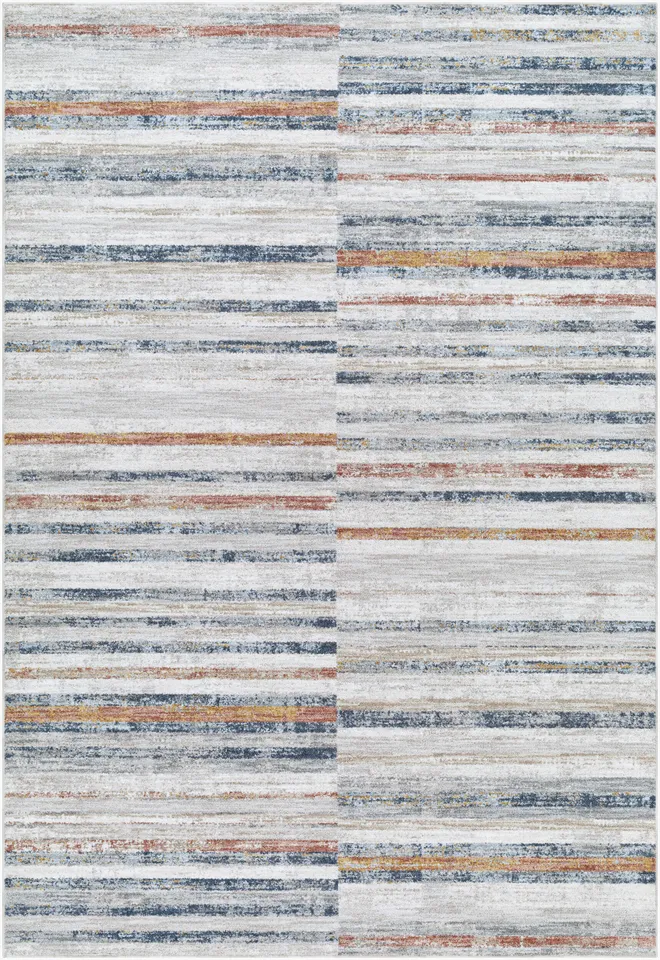 Beckham Gray Indoor 9' x 12'2" Machine Woven Rug