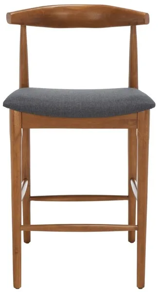 Lionel Retro Counter Stool - Walnut / Dark Gray